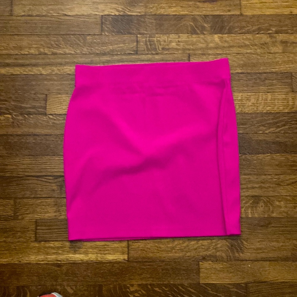 Express Hot Pink Pencil Skirt